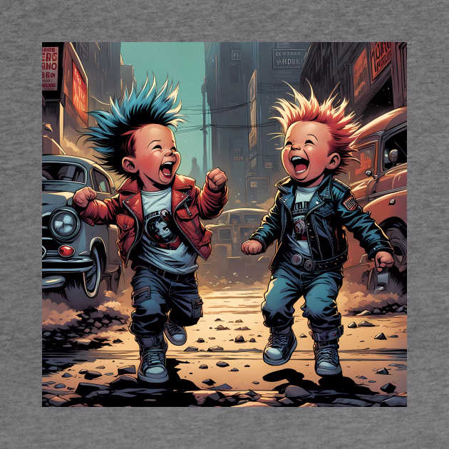 Punk Rock Toddlers by Colin-Bentham